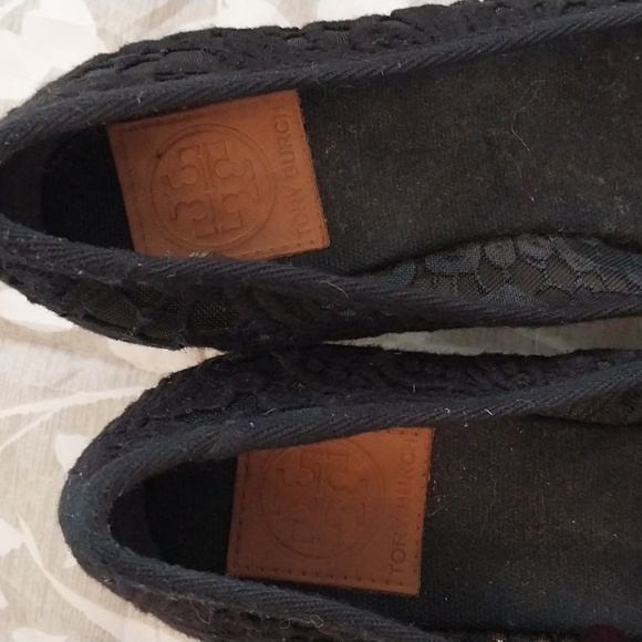 Tory Burch Peep Toe Espadrilles. Size 10 - Picture 11 of 16